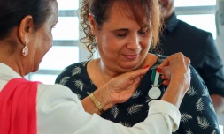 remise de médaille région