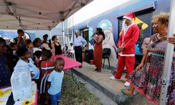 Le père Noël est passé aux Bancouliers, à Saint-Denis
