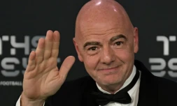 Foot: seul en lice, Infantino assurĂ© d'ĂȘtre réélu Ă la tĂȘte de la Fifa