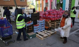En Espagne, les "files de la faim" gonflées par l'inflation