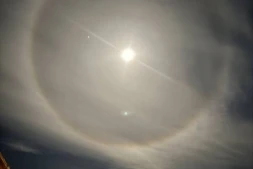 Un halo lunaire visible à La Réunion