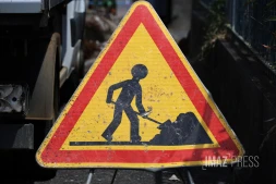 panneau travaux