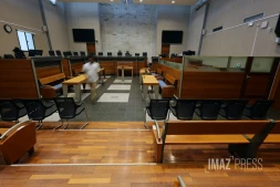 salle de la cour assises , tribunal 