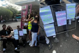 Manif lycée Jean Joly Saint-Louis