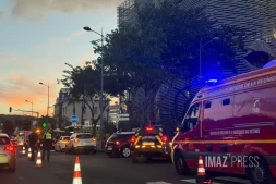 Collision entre deux véhicules à Saint-Paul