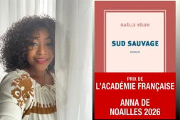 "Sud sauvage" de Gaëlle Bélem, reçoit un prix de l'Académie française, l'une de ses histoires sera adaptée en film