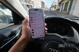 portable au volant 