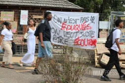 Mobilisation lycéenne à Saint-Paul