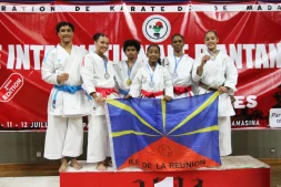Karaté : les Réunionnais brillent lors de la Coupe internationale de Tananarive
