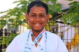 Saint-André : Kenry Emedi, 15 ans, rêve d'intégrer l'équipe de France de Karaté