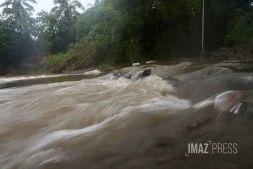 Perturbation tropicale : La Réunion toujours en vigilance fortes pluies et orages et risque de crues [?]