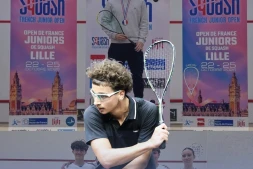 Le Réunionnais Maxen Imbert remporte l'Open de France de squash