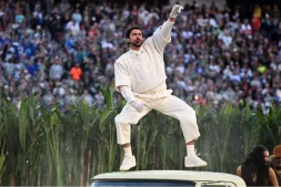 Super Bowl 2026 : Bad Bunny a provoqué un pic de consommation de chasse d'eau