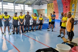 Tennis de table : Antoine Razafinarivo, champion international malgache, entraîne les jeunes du Casec Cressonnière