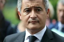 Le ministre de la justice Gérald Darmanin à Nanterre, le 29 juillet 2025