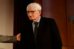 Le philosophe allemand Jürgen Habermas, le 16 mars 2017 à Berlin 