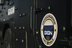 Le logo du GIGN à Versailles en octobre 2018 (1AD1CF)
