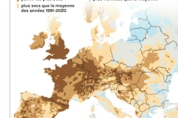 Europe de l'Ouest : sécheresse record pour un mois de juillet