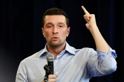 Le président du RN Jordan Bardella le 19 septembre 2026 à Breteuil, dans l'Oise
