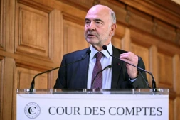 Le premier président de la Cour des comptes, Pierre Moscovici, à Paris le 6 novembre 2025