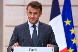 Emmanuel Macron à l'Élysée le 28 mai 2026