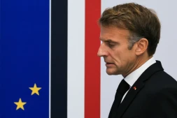 Emmanuel Macron à l'Elysée, Paris, le 18 octobre 2026