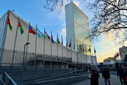 Le siège des Nations Unies à New York, le 18 décembre 2025