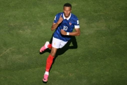 Kylian Mbappé, auteur d'un doublé pour la France face au Sénégal, pour son entrée en lice à la Coupe du monde, le 16 juin 2026 à East Rutherford (New Jersey)