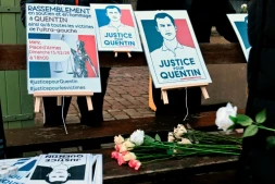 Rassemblement pour demander "Justice pour Quentin" Deranque, le 16 février 2026 à Metz