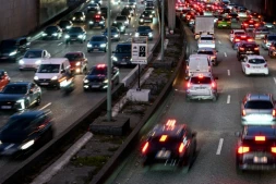 Sur le périphérique parisien, le 6 mars 2025