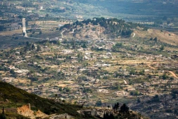 Destructions dans le village de Kfarkila, dans le sud du Liban, le 29 mai 2026