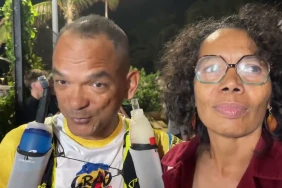 Lionel Rivière, dossard 2569 court pour Handicap Solidaire 