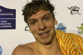 Léon Marchand remporte le 200m brasse et bat le record du meeting qui lui appartenait