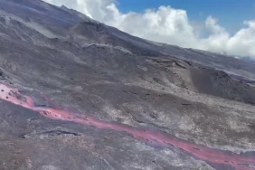 Le Piton de la Fournaise est entré en éruption
