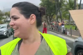 Marion, citoyenne : "On manifeste contre la dérive autoritaire du gouvernement en place"