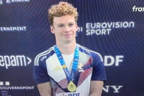 Natation : Léon Marchand empoche l’or et le titre européen sur 200 m papillon 