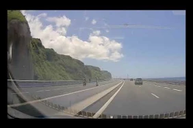 En trottinette sur la NRL 