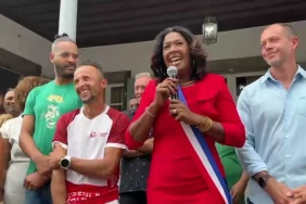 Sainte-Marie : Celine Sitouze salue la performance sportive de Judicaël Sautron