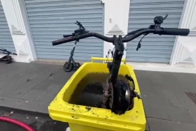 Le Port : une trottinette électrique, un magasin de vélo victime d'un incendie