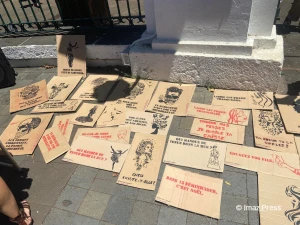 marche contre les violences sexistes  à Saint-Denis
