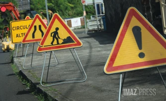 panneau de travaux 