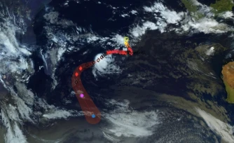 La forte tempête tropicale Dudzai se trouve à 1120 km de La Réunion, une menace pour Rodrigues