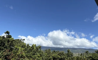 paysage reunion ciel bleu