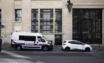 Le bùtiment de la Bank of America à Paris, le 28 mars 2026. © Sébastien Dupuy, AFP