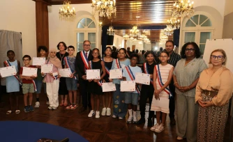 cloture et installation du conseil municipal des enfants