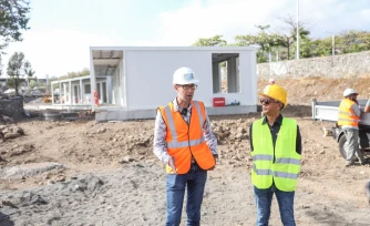 Saint-Denis : le futur groupe scolaire de Champ-Fleuri prend forme