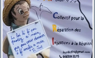 Lancement de la caravane citoyenne du CRI DU 974 "Assé, arét azot, plus jamais ça" sur l'île