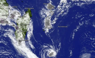 La tempête tropicale modérée évoluant à 80 km au sud-ouest de Madagascar baptisée Ewetse