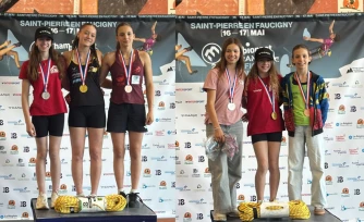 Escalade : les athlètes réunionnais décrochent deux médailles de bronze aux Championnats de France de difficulté jeunes