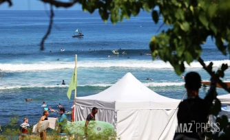 Surf spot de trois bassins vigie 